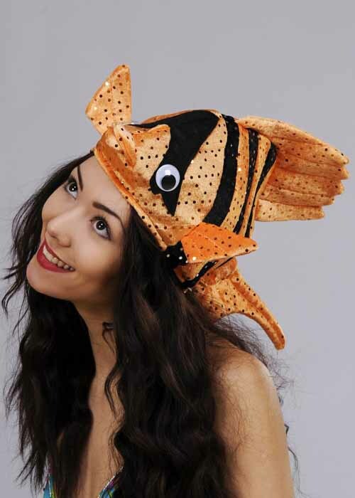 Tropical Fish Hat Adults Sealife Animal 