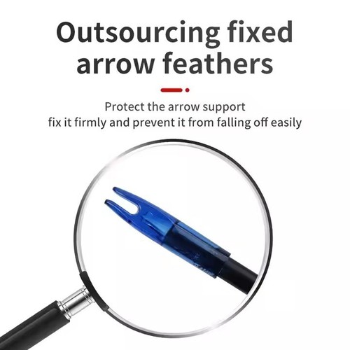 Archery 6mm 31 Inch Fiberglass Arrow Shafts Recurve Bow Outdoor Sports Beginner - Picture 17 of 34