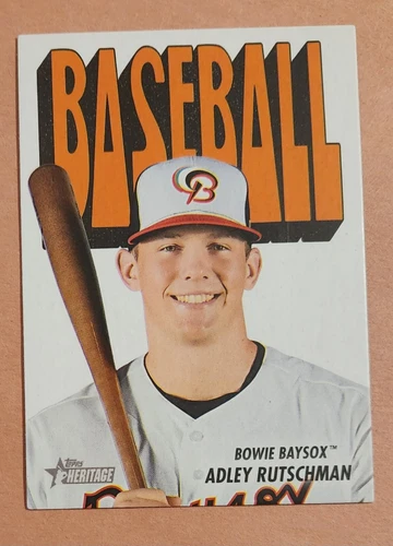 Adley Rutschman 2021 Topps Heritage Minor League 1972 Pack Cover Prospect #17