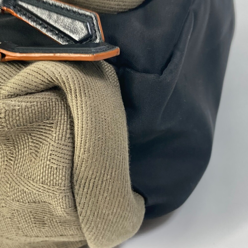 FENDI 7VZ048 Backpack Zucca multi Bag Backpack Black/orange  display picture 3