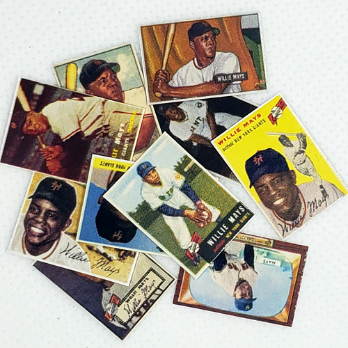 Willie Mays #24 Mini Custom Baseball Card Set Rookie HOF New York Giants New! - Picture 3 of 11