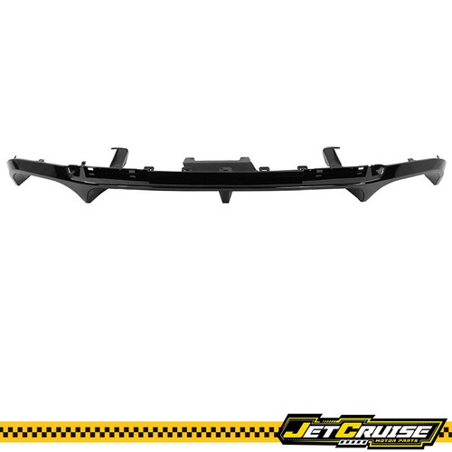 Fits 13-14 Ford Mustang GT500 Rear Bumper Lip Diffuser Gloss Black PP + V1 Fin - Picture 5 of 6