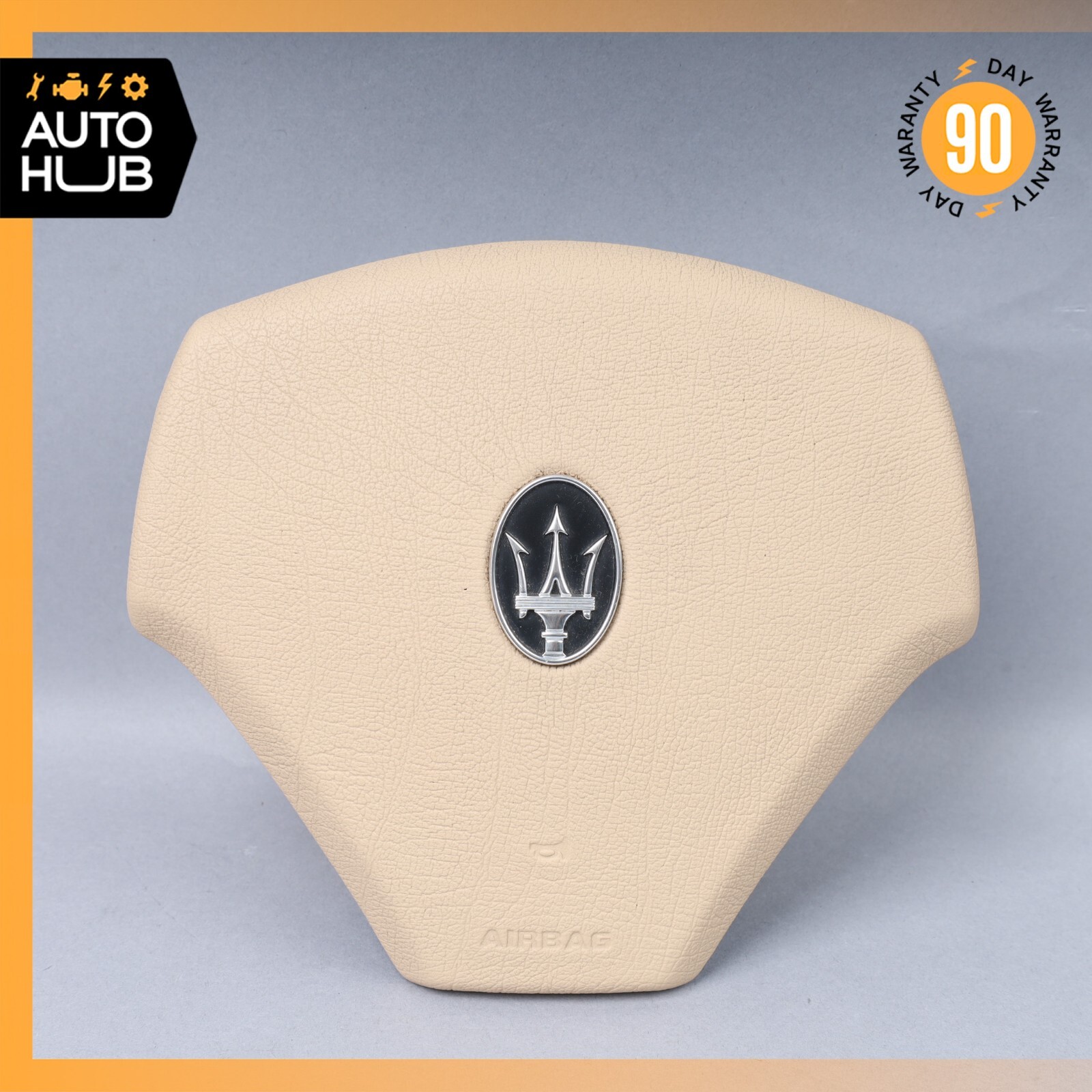 08-19 Maserati GranTurismo S M145 Steering Wheel Air Bag Airbag Beige OEM 25k