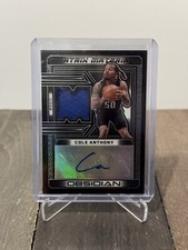 2022-23 Panini Obsidian Cole Anthony Matrix Materials Patch Auto /99 (Game Worn)