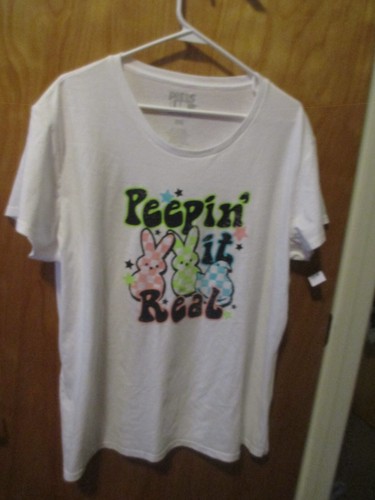 WOMAN'S 2XL EASTER PRESS LAB SHIRT PEEPIN IT REAL NEW NWT