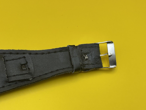 OROLOGIO VINTAGE c. anni 60 - 70 BINTURINO PILOTA BRACCIALE MILITARE (#3) - Foto 3 di 6