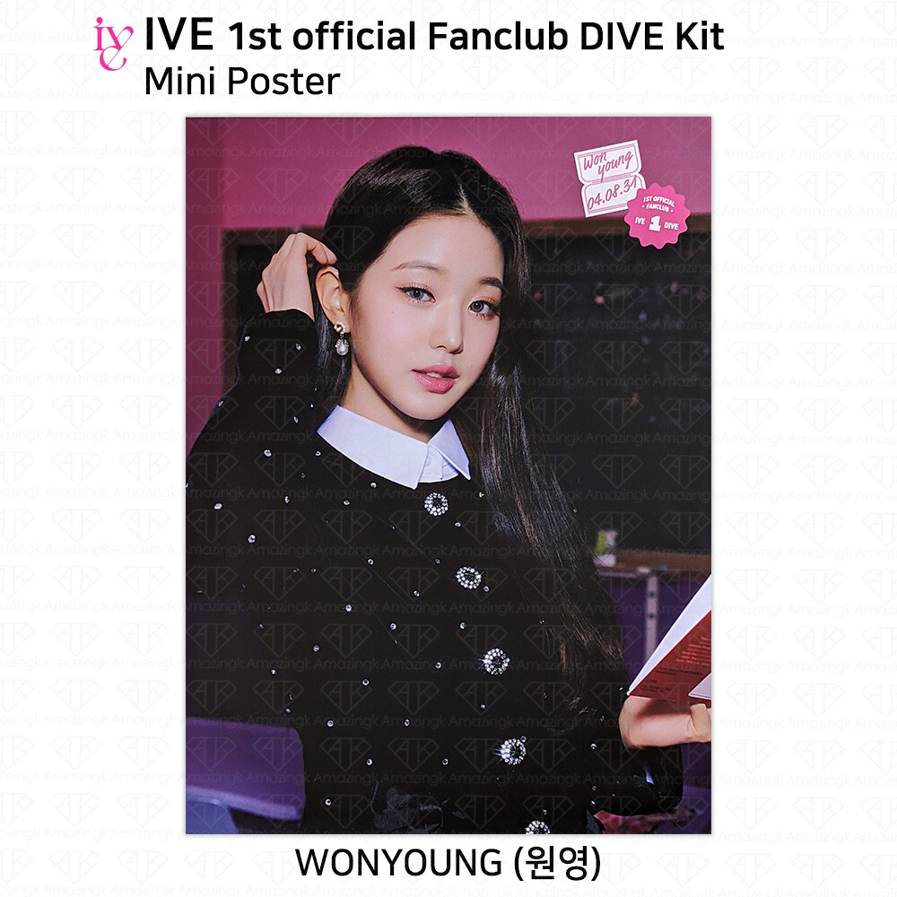 IVE 1st Official Fanclub DIVE Kit Poster Sticker Binder File