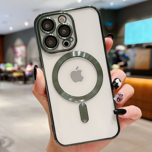 Clear Transparent Case Soft TPU Cover for iPhone 16 15 14 13 12 11 Magsafe - Picture 70 of 79