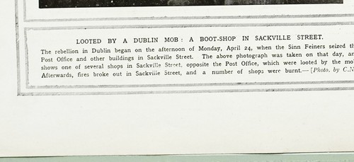 1916 WWI WW1 PRINT LOOTED BY A DUBLIN MOB BOOT SHOP SIR ROGER CASEMENT - Picture 4 of 4