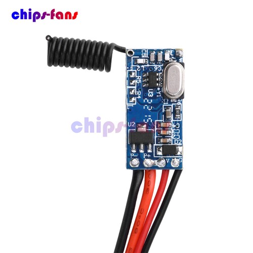 DC5-12V Universal Wireless Switch Remote Control Switch Mini LED Lamp Controller - Afbeelding 16 van 20