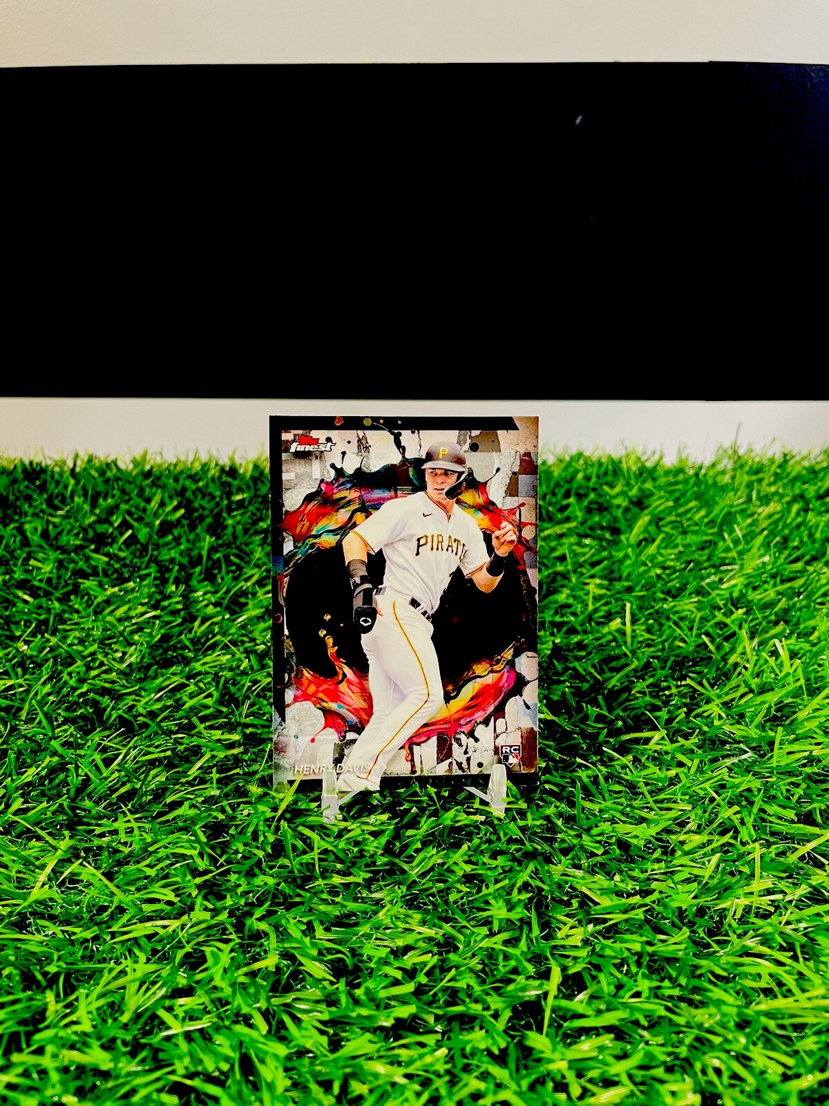 2024 TOPPS FINEST HENRY DAVIS OIL SPILL RARE #289