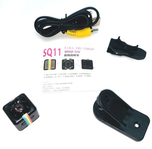 HD Sport DV Mini SQ11 1080P Kamera Tragbar Nachtsicht Bewegungserkennung Körper - Bild 3 von 12