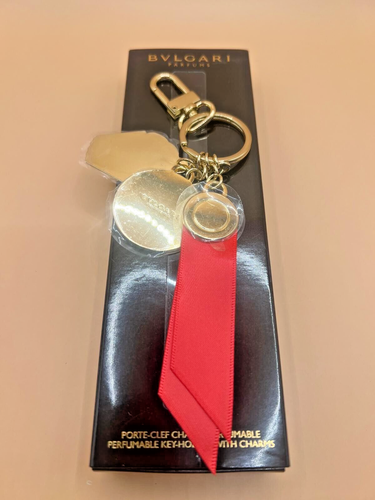 BLVGARI Perfumable Key Holder With Charms New in Box - Picture 2 of 3