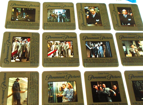 The Untouchables Movie Original 14 Slides 1987 Costner Connery Garcia DeNiro - Picture 2 of 5