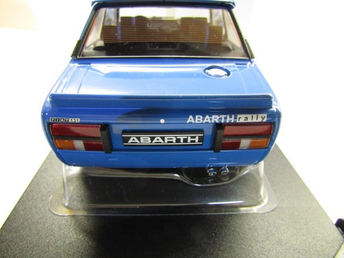 IXO Diecast 1:18 Scale Model Fiat 131 Abarth 1980 Blue (night version) - Picture 5 of 8