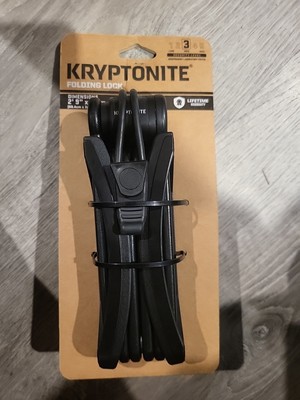 Kryptonite Folding Lock 2' 9'' Bike Lock with Level 3 Security Includes 2 Keys