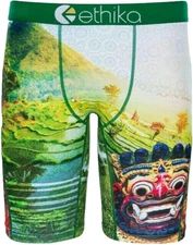 ethika, Bali Mask, Staple Fit, Purple Waistband, Size Medium.