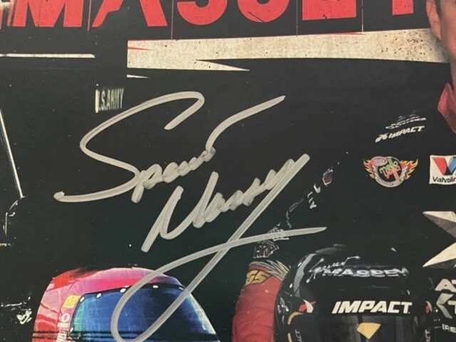 VRHTF NHRA RARO IMPRESIONANTE FIRMADO POR SPENCER MASSEY DSR MANO DE CARRERAS Foto 2 de 3