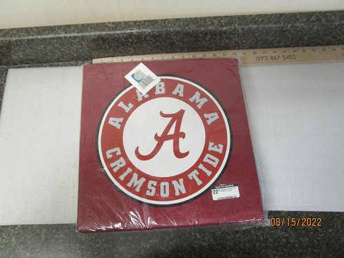 Qty (2) Alabama Crimson Tide Bleacher Stadium Seat Cushion - 14"x14"x2" New! - Picture 2 of 5