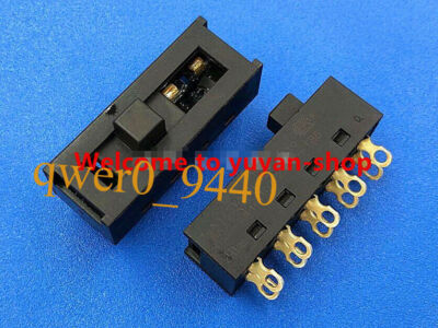 2pcs Defond DSE-2410 16A125VAC 10A250V 10 Pins 4 Positions Slide Switch  #D1