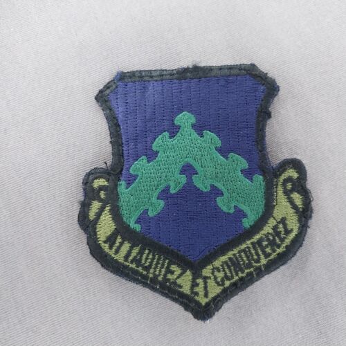 8th Tactical Fighter Wing Attaquez ET Conquerez Air Force USAF Sudued Patch