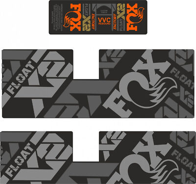 Autocollants D'amortisseur Arrière Fox Float Dps Factory Series 2021 Dual Position System