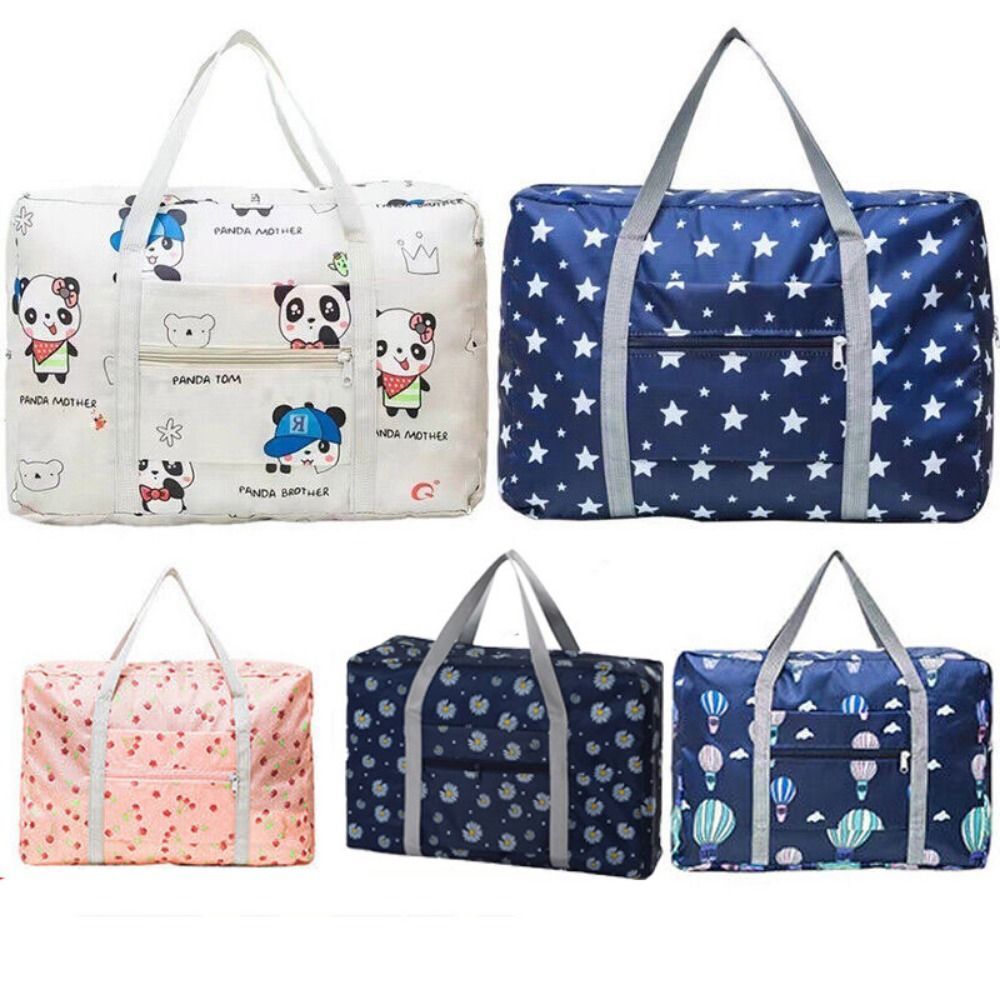 Handbag Carry-on Luggage Bag Foldable Travel Bag Clothes Organizer Tote Bag-image