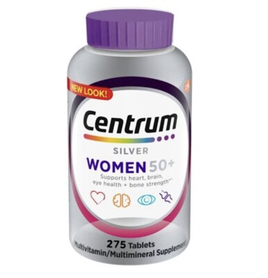 Centrum Sliver Women 50+ Daily￼ Multivitamin Multimineral Supplement For 50+ 275