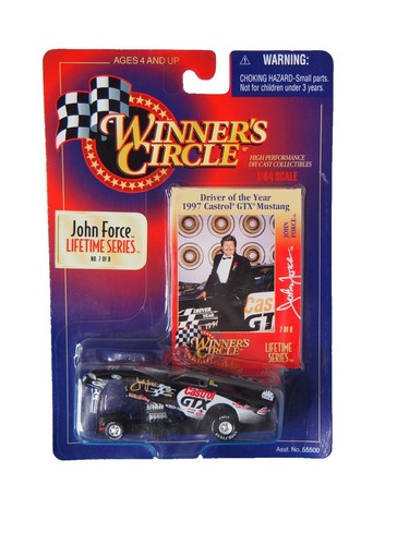 ミニカー John Force Castrol GTX Jolly Rancher Diecast: John Force Racing Castrol GTX 1993 Olds Funny Car
