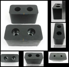 (2) 6" Rubber Bumper Semi Trailer Ramp Door Truck Marine Boat Dock Cargo Loading