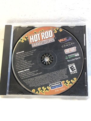 Hot Rod Garage to Glory Game PC CDROM 2004 THQ Canopy Valu Soft Primedia Windows