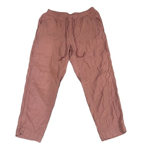 Pantalone donna misto lino filo universale terracotta taglia S casual - Foto 2 di 8