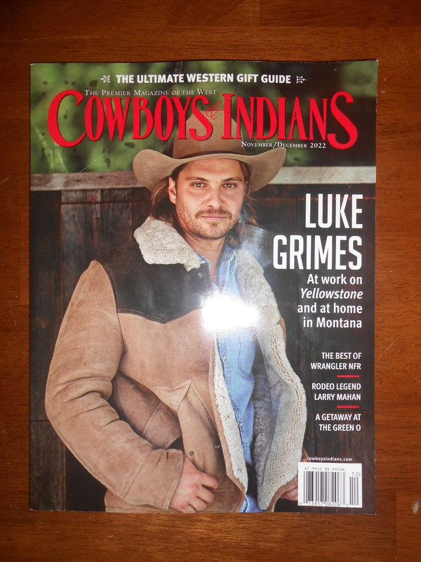  Luke Grimes Cowboys & Indians Magazine Yellowstone November/December 2022