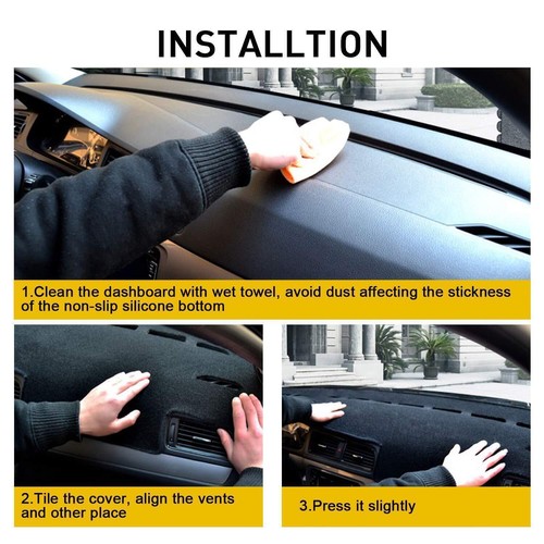 For Jaguar XF 2008-2015 Anti-UV Dash Mat Sunshade Carpet Dash Board Pad Cover - Picture 9 of 9