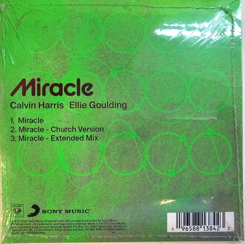 Calvin Harris, Ellie Goulding – Miracle CD Single limited hand signed 2023 - Picture 2 of 13