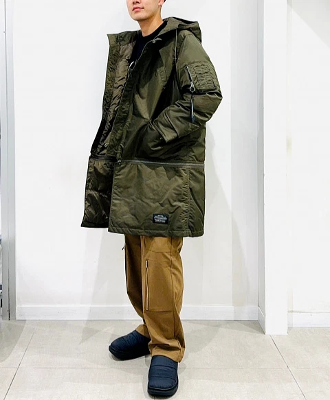 Undercover Jun Takahashi GU Heat Padded Convertible Mods Coat