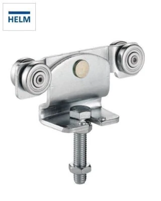 Helm Woelm Rollapparat Laufwerk doppelpaarig Schiebetür Stahl verzinkt 100 300