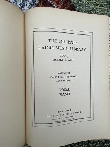 Scribner Radio Music Library - Volume 7 – Classic & Romantic Compositions - 1946 - Picture 5 of 5
