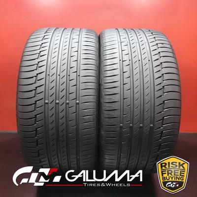 Set of 2 Tires LikeNEW Continental PremiumContact 6 SSR Run Flat 315/35R22 90450