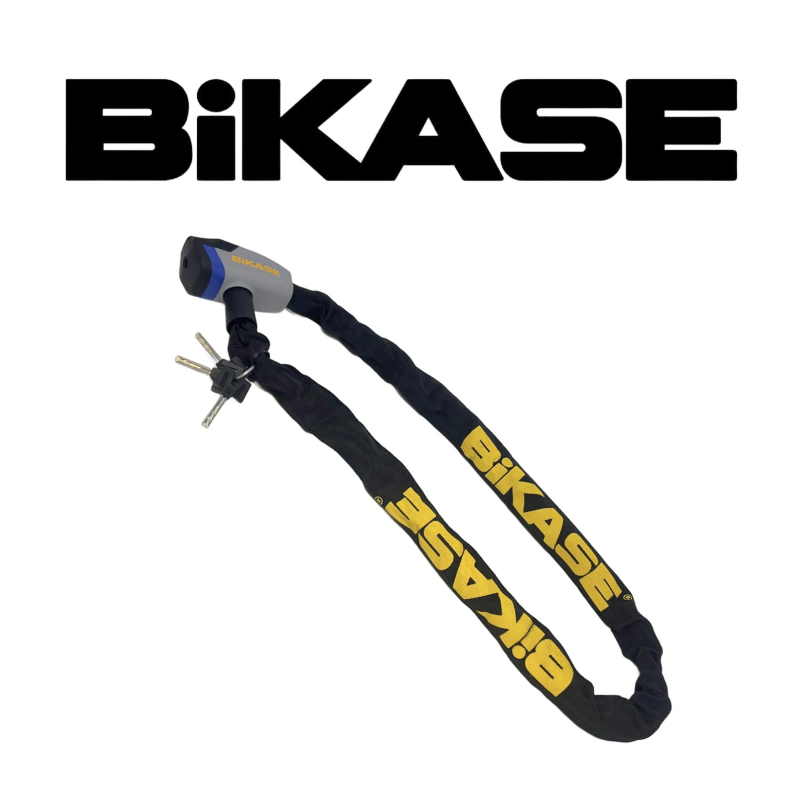 BiKase 7005 ChainKASE X-TREME Chain Key Lock Titanium Enforced 4ft Heavy Duty