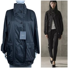 Massimo Dutti Womens High Neck Bomber Puff Ja...