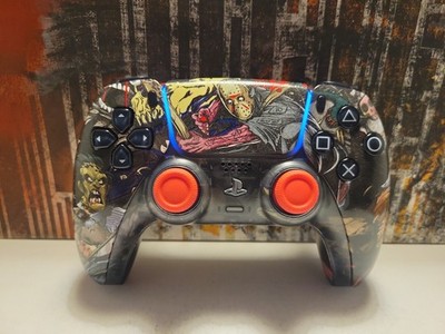 TMR Analogs Custom Horror Villians  Ps5 Sony DualSense Wireless Hydro Dipped 