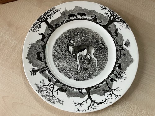 Wedgwood 10.75" Springbok Dinner Plate for WWF 1963 - Picture 1 of 9