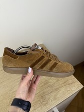 Adidas Hawaii Brown Suede Sneakers Men US 7 EU 40 Vintage Rare Gum Sole