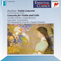 Violin Concerto / Concerto For Violin And Cello [Audio Cd] Brahms - Isaac Stern