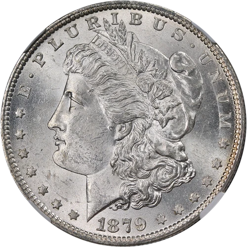 1879-O Morgan Silver Dollar CAC Sticker NGC MS63 Great Eye Appeal