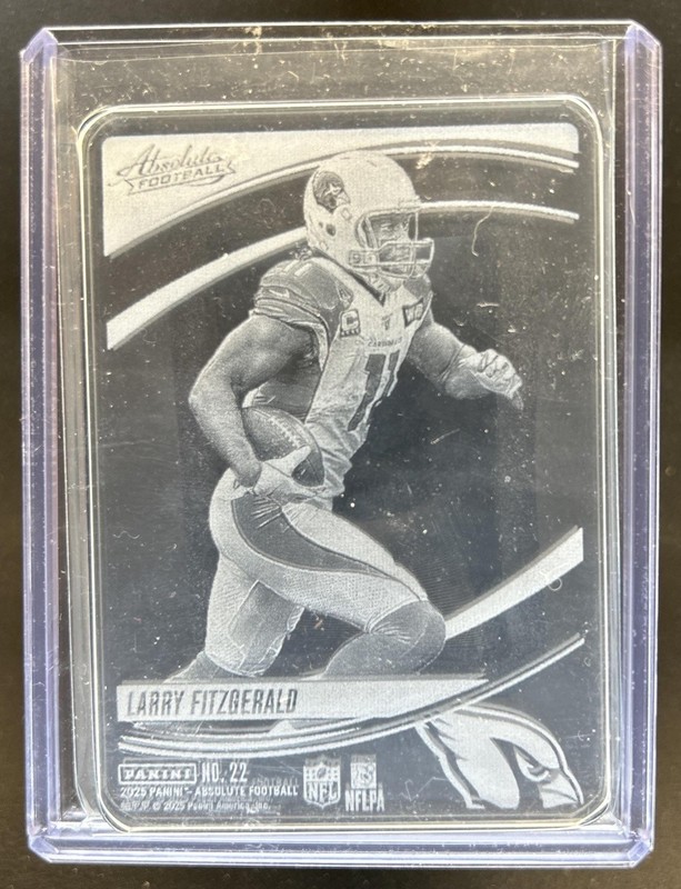 2025 Panini Absolute Larry Fitzgerald Glass #22 Cardinals