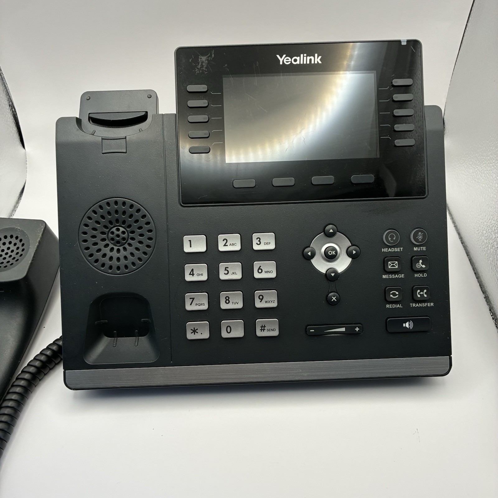 Yealink T46S SIP VoIP Corded Desk Office Phone. Handset Only