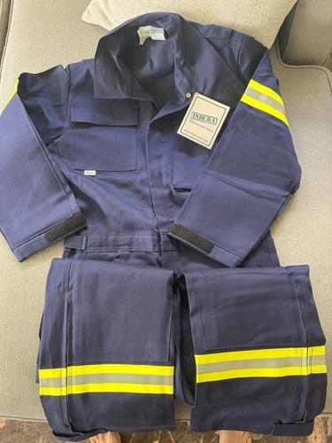 Westex Blue  Indura Ultra Soft Flame Resistant  Blue Coverall Size 34-36 S-S - product listing photo