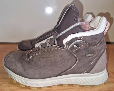 Ecco Exostrike GoreTex wasserdichte braune Damen-Wanderstiefeletten Turnschuhe UK 5